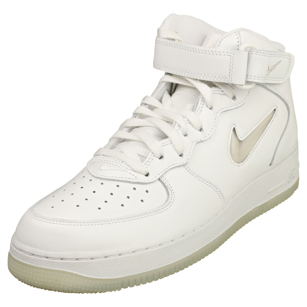 (3.5) Nike Air Force 1 Mid 07 Mens Classic Trainers in Summit White