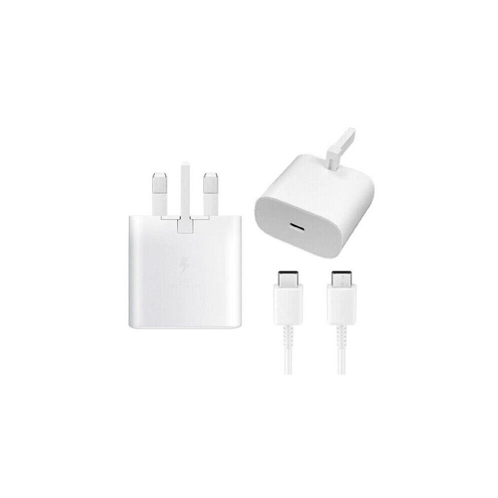 Samsung Charger Adapter EP-TA800 25W USB-C SuperFast / Cable For S20 Note20 S10