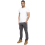Ze Enzo (32 Regular, Grey) Enzo Mens Cargo Straight Fit Denim Jeans 6