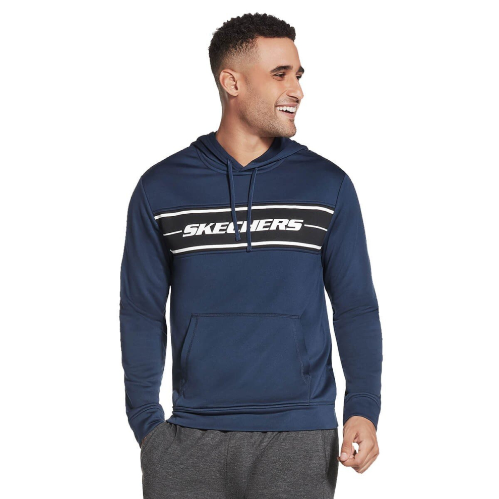 Skechers Navy Skechtech Moisture Wicking Stretch Pullover (S) Hoody