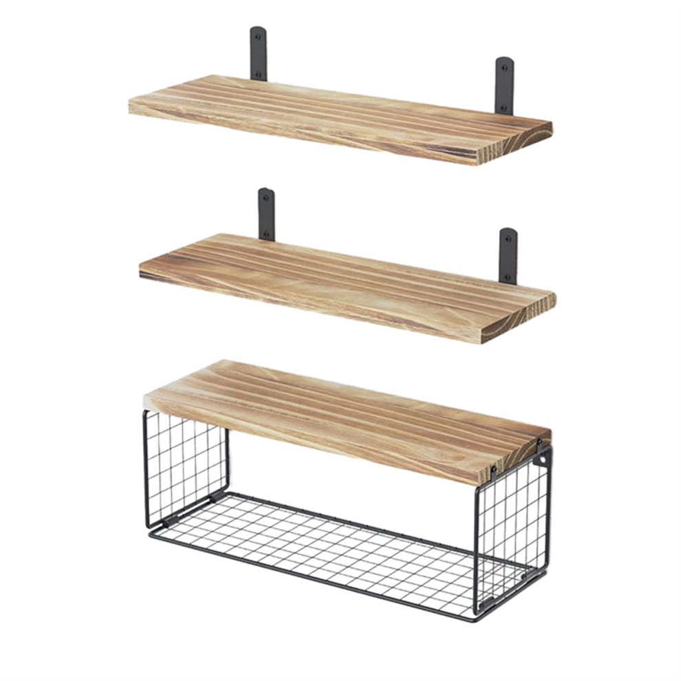 Bathroom Shelves over Toilet, Floating Bathroom Wall Shelves, Wood-image-OPC-PD6726M-NEW