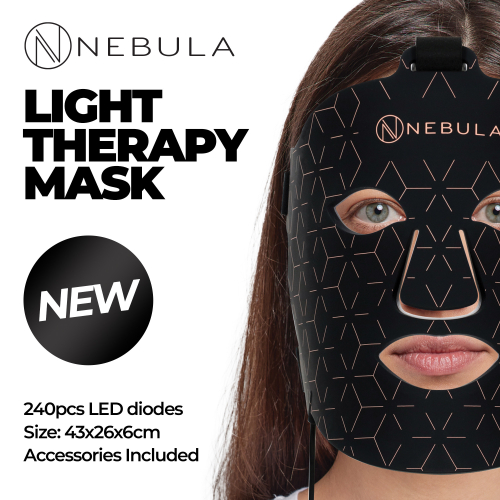 Nebula Nebula LED Face Mask Portable Black - Advanced Light Therapy 1