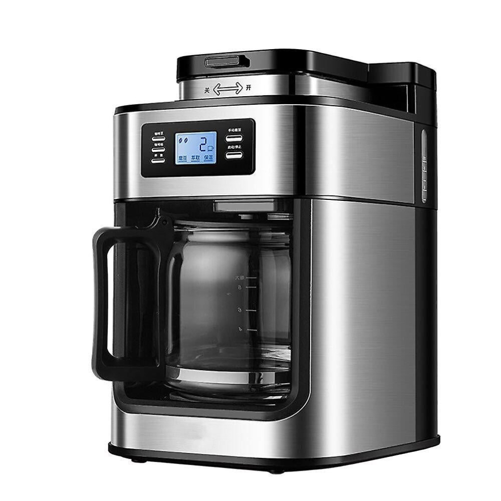 2 In1 Drip Coffee Maker Automatic Coffee Machine With Grinder Espresso Machine American Makers