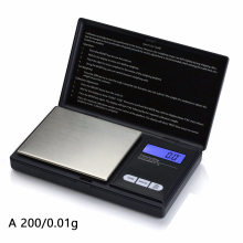 (200g) 200/0.01g 500/0.01g LCD Digital Pocket Scale Jewelry Gold Gram Balance Weight Scale Measuring Tools Kitchen Scales Mini
