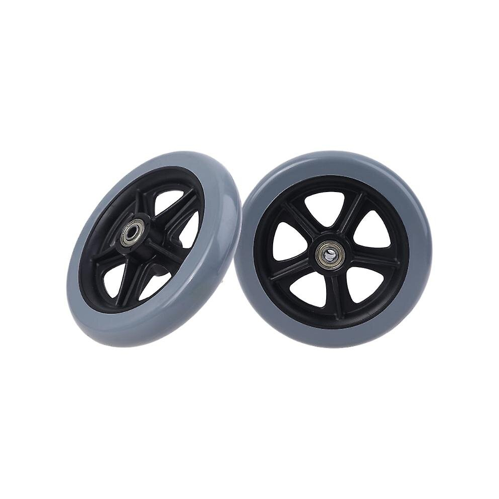Hcsc 2Pcs 6" Wheelchair Casters Small Cart Rollers Chair Wheels Accessories