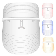 3 Colors led facial mask photon therapy anti-acne wrinkle removal skin rejuvenation face phototherapy beauty skin care tools