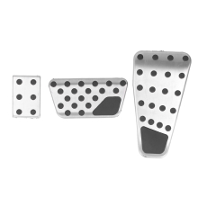 3 Pcs Car Brake Pedal Stainless Steel Foot Rest Cover Replacement For Dodge Ram 1500 Classic 2500 3500 4500 5500 20102019