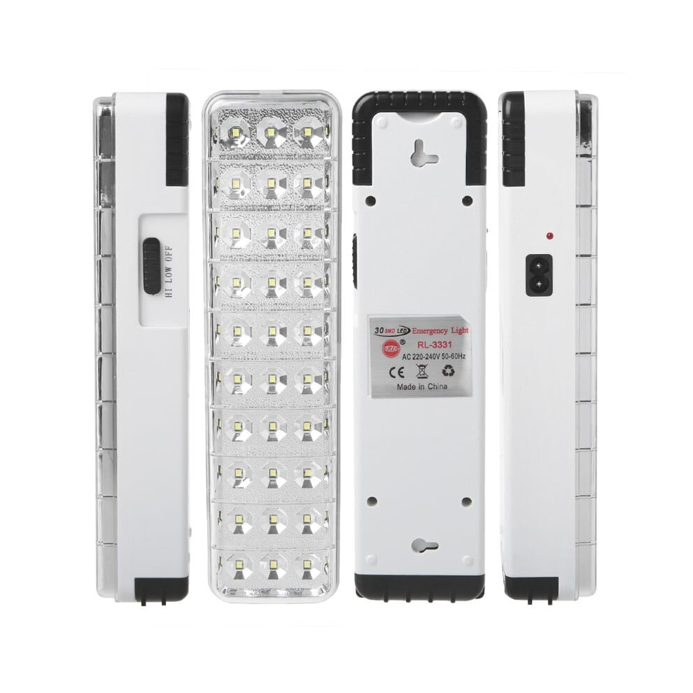 30LED Multi-function Emergency Light Rechargeable LED Safety Lamp 2 Mode For Home Camp Outdoor