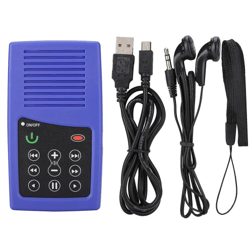 350mah Mini Portable Rechargeable Bible Reader Book Reader(arabic Blue) 1