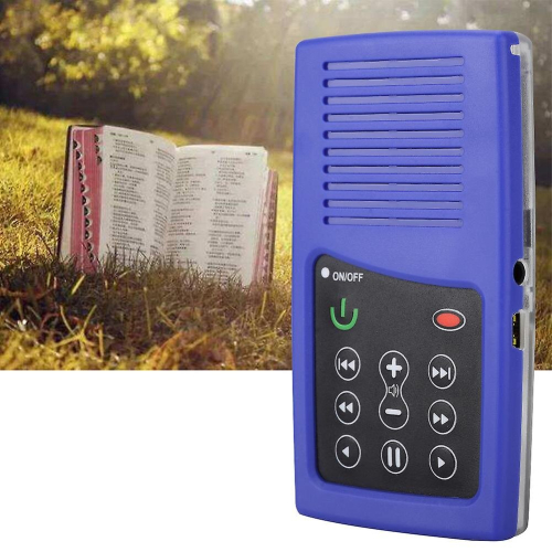 350mah Mini Portable Rechargeable Bible Reader Book Reader(arabic Blue) 2