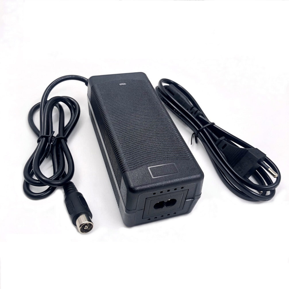 (UK) 36V E-bike Li-ion Charger RCA Plug Connector Output 42V3A Charger for 36V Lithium Battery Electric Bike Have Fan Dissippate Heat