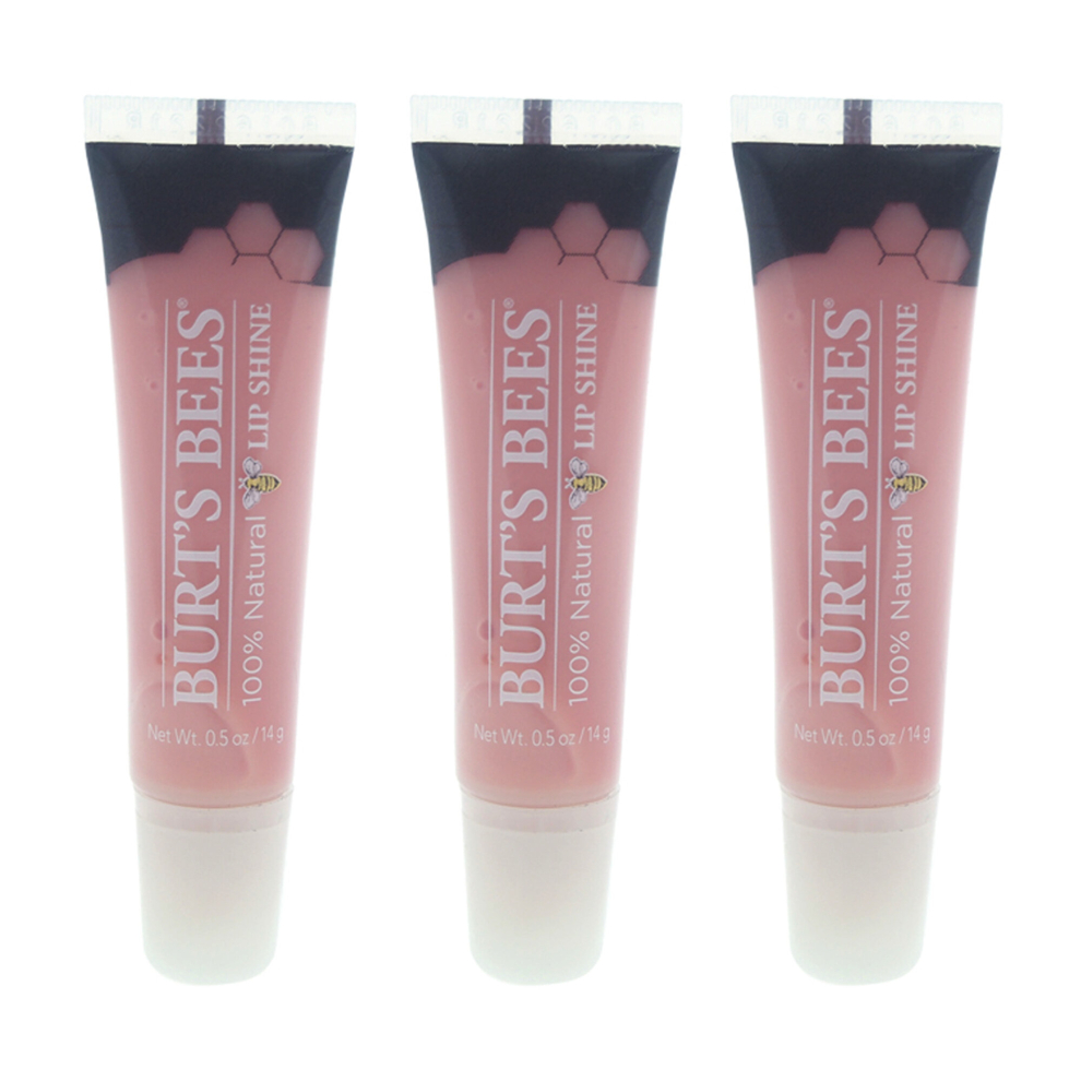 Burts Bees Burts Bees Lip Shine - 010 Whisper - Pack of 3 for Women 0.5 oz Lip Gloss