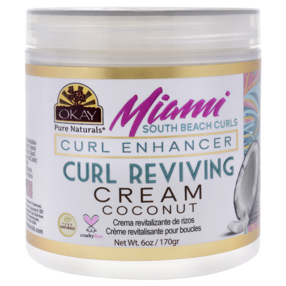 Okay Cream Miami South Beach Curls - Curl Enhancing By For Women - 6 Oz