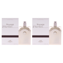 Hermes Voyage DHermes - Pack of 2 For Unisex 1.18 oz EDT Spray (Refillable)