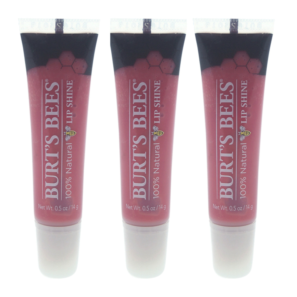 Burts Bees Burts Bees Lip Shine - 020 Blush - Pack of 3 for Women 0.5 oz Lip Gloss