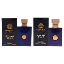 Versace Dylan Blue Kit For Men 2 Pc Kit 3.4 oz EDT Spray, 1 oz EDT Spray