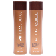 Brazilian Blowout Anti-Frizz Set – 2-teiliges Shampoo & Conditioner 355 ml