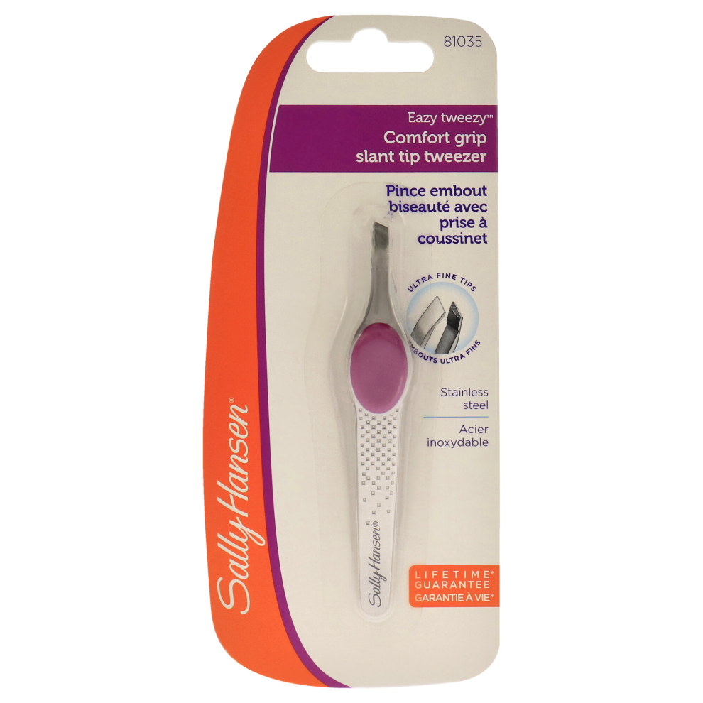 Sally Hansen Comfort Grip Slant Tip Tweezer - 81035 For Unisex 1 Pc Tweezer