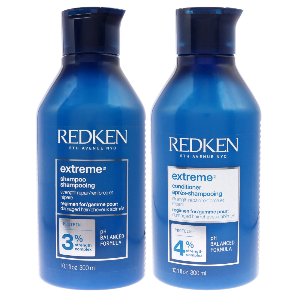 Redken Extreme Shampoo-NP and Conditioner Kit For Unisex 2 Pc Kit 10.1oz Shampoo, 10.1oz Conditioner