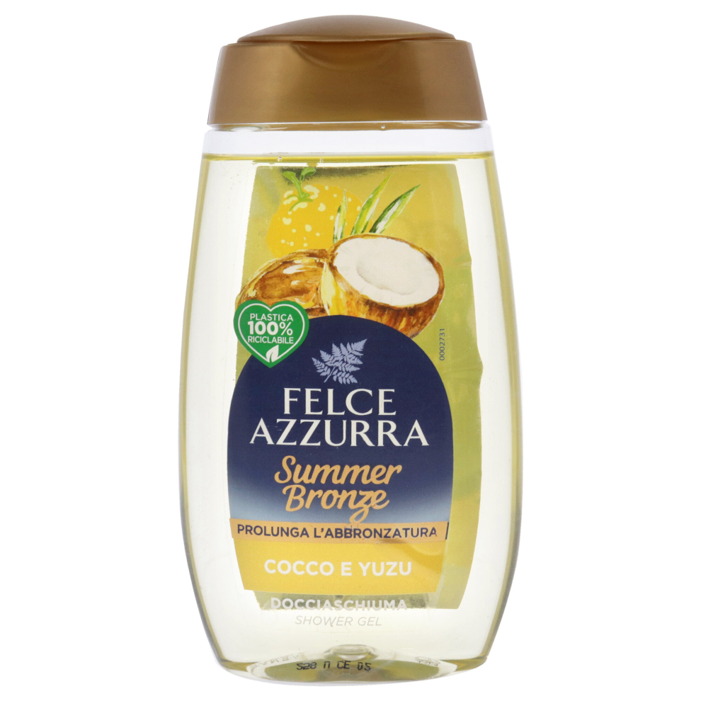 Felce Azzurra Summer Bronze - Cocco And Yuzu By For Unisex - 8.45 Oz Shower Gel