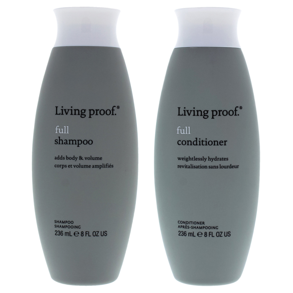 Living Proof Full Shampoo and Conditioner Kit For Unisex 2 Pc Kit 8oz Shampoo, 8oz Conditioner