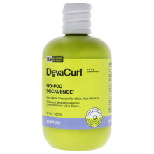 DevaCurl No-Poo Decadence Zero Lather Cleanser för Ultrarik Fukt, Green Oasis, 12 fl. oz.
