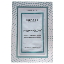 Prep-N-Glow Strukturiertes Reinigungstuch von NuFace für Damen – 1 Stück Tücher