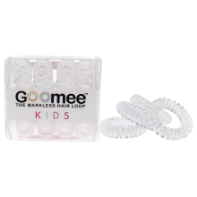 Goomee Kids Set di Elastici per Capelli Senza Segni - Glass Slipper 4 Pezzi