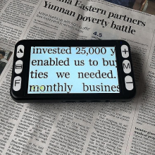 5inch Lcd Display Low Vision Video Magnifier Portable Reading Magnifier Electronic Reading Aid Handheld Tv Output Voice