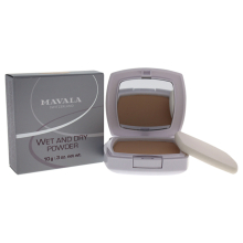 Mavala Touareg Puder mokro i suchy #01 dla kobiet, 0,3 oz - Matowy podkład z SPF 10, o regulowanym kryciu