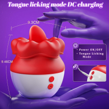 G Spot Vibrator Sex Toys for Women , Tongue Licking Clitoris Vibrators