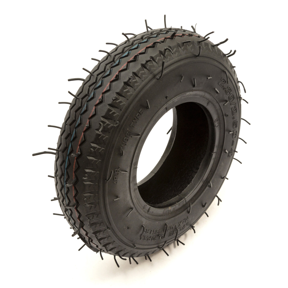 Heavy Duty Tyre 2.80/2.50-4 4 Ply Line Tread 4 Inch Wheel Sack Truck 5056213589707