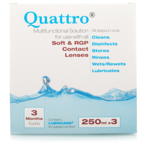 Quattro Multifunctional CL Solution 3 Month