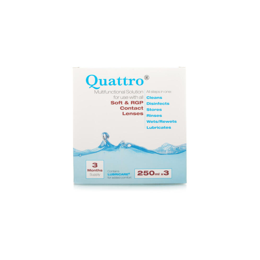 Quattro Multifunctional CL Solution 3 Month