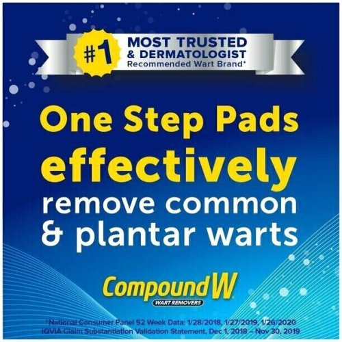 Compound W Wart Remover One Step Pads Maximum Strength - 14 CT 2