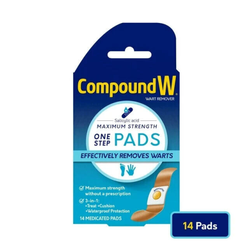 Compound W Wart Remover One Step Pads Maximum Strength - 14 CT