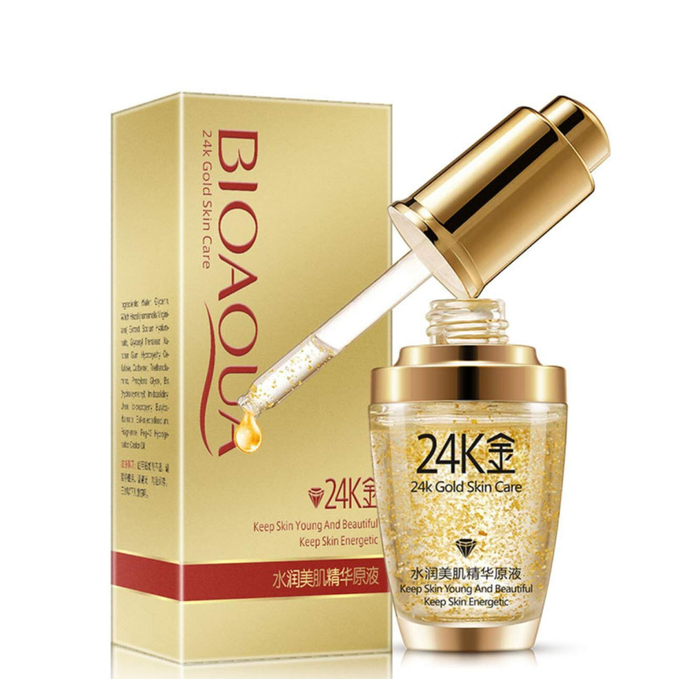 24K Gold Essence Collagen Skin Face Moisturizing Hyaluronic Acid Anti-Aging Mask