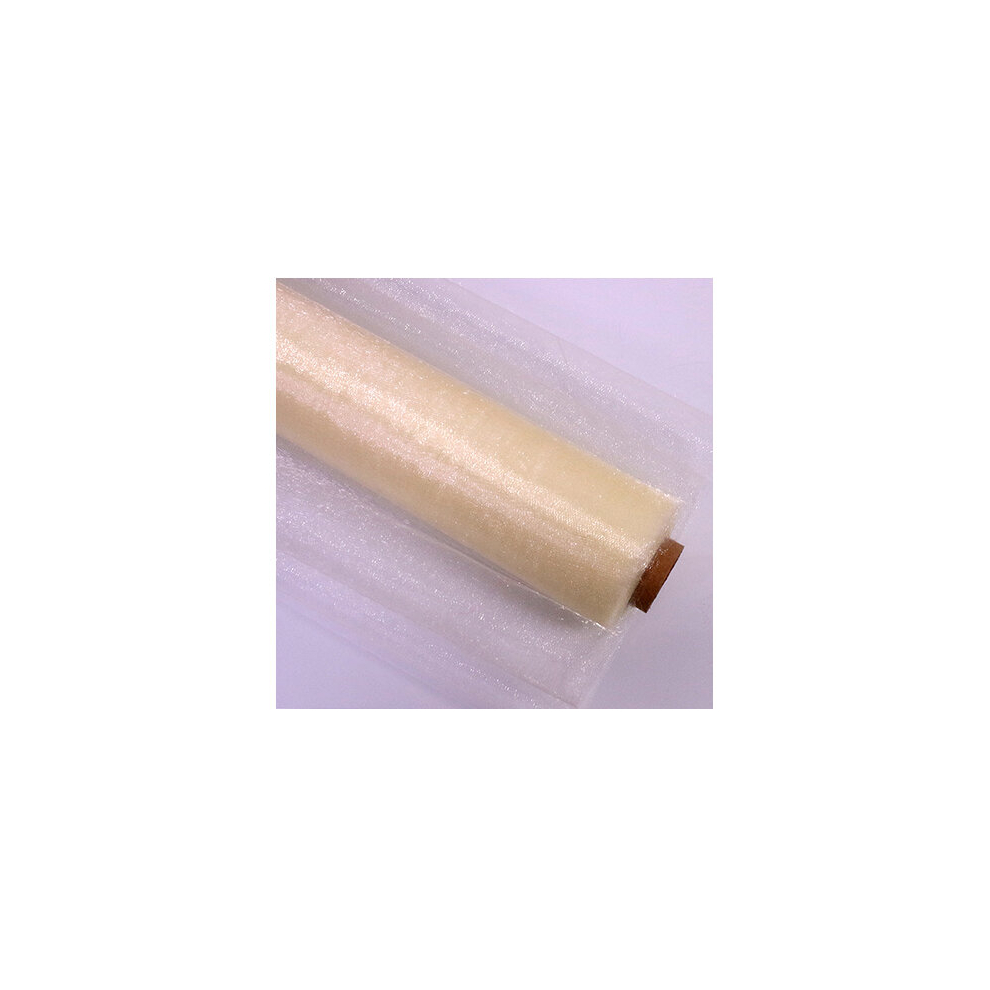 (Champagne) 164 ft Clear Organza for Party Wedding Decoration