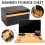 Bamboo Storage Chest with Movable Tray Wood Locking Stash Box Rolling Tray 3