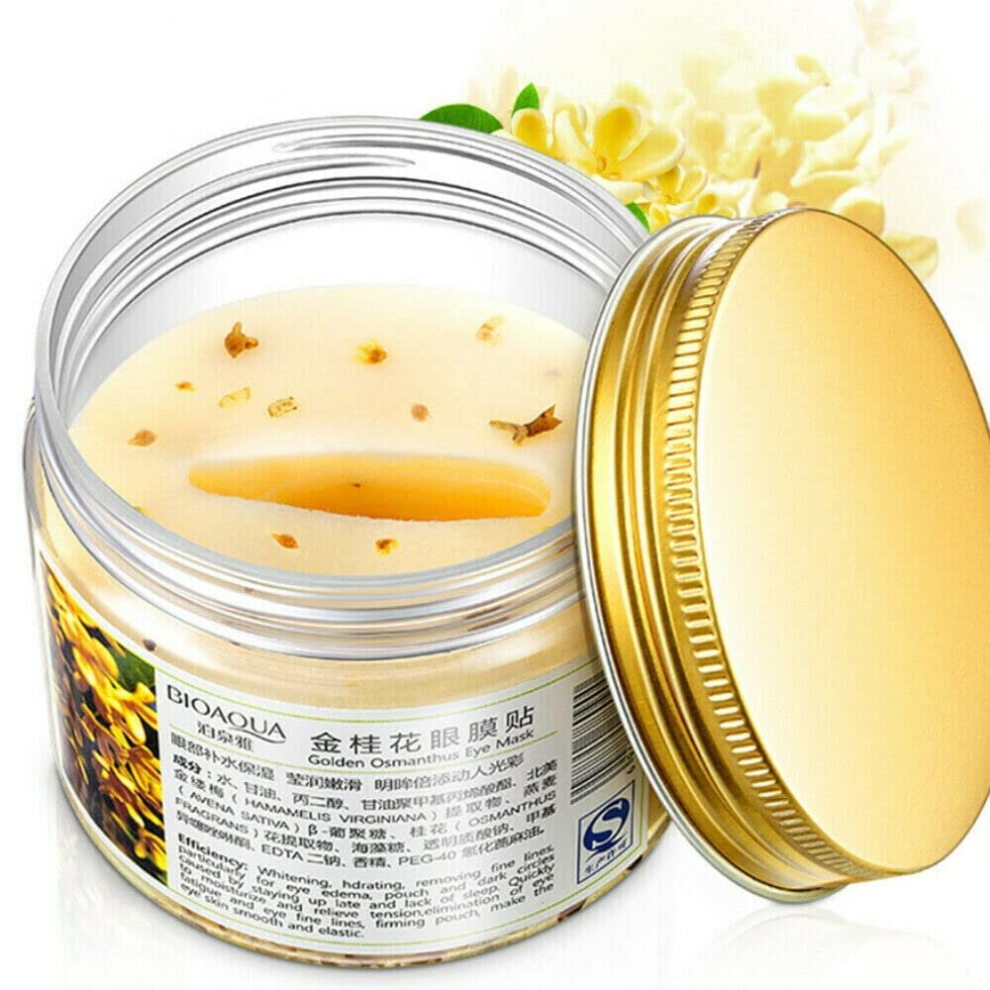 Bioaqua Golden Osmanthus Eye Mask, Eye Treatment Masks Under Eye Patches, Dark Circles, Eye Skin aging & Fine Lines