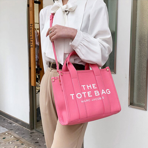 (Pink) Womens Handbags Designer Vintage Laptop PU Leather Shoulder Tote Bag 1