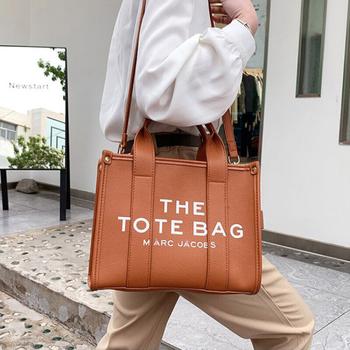 (Brown) Womens Handbags Designer Vintage Laptop PU Leather Shoulder Tote Bag 1