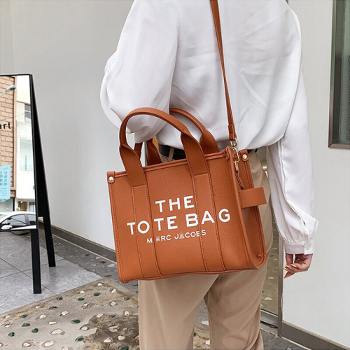 (Brown) Womens Handbags Designer Vintage Laptop PU Leather Shoulder Tote Bag 2