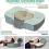 Elviros Cervical Memory Foam Neck pillow for Side Sleeping 4