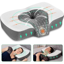 Elviros Cervical Memory Foam Neck pillow for Side Sleeping