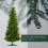 AAMEN Pre Lit Christmas Tree, 1.5M Green Pre-lit Breckenridge Pine Tree 5