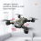 RC Drone 8K Dual Camera WIFI FPV Foldable Quadcopter with 3 Batteries 6