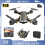 RC Drone 8K Dual Camera WIFI FPV Foldable Quadcopter with 3 Batteries 2