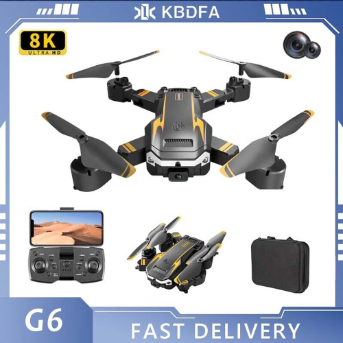 RC Drone 8K Dual Camera WIFI FPV Foldable Quadcopter with 3 Batteries 1