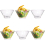 6 Glass Prawn Cocktail Bowls Dishes Appetizer Prawn Cocktail Starter 1